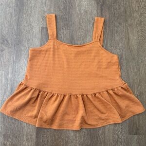 a.n.a A New Approach Women’s Orange Baby Doll Tank Top Size Medium